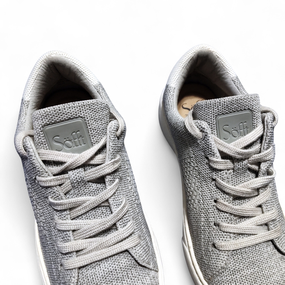 Sofft Waylyn Fabric Knit Grey Sneaker Womens 7.5M - Picture 7 of 9